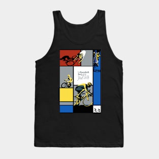 Motivational Inspiring retro Cycling poster Tank Top